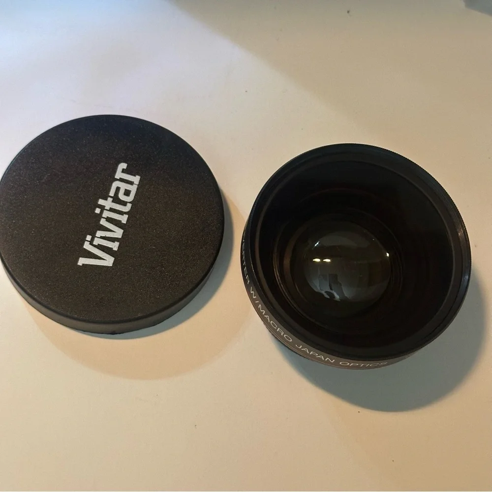 Vivitar HD 49mm 0.43x Pro Wide Angle Lens W/Macro Converter Attachment Lens NEW